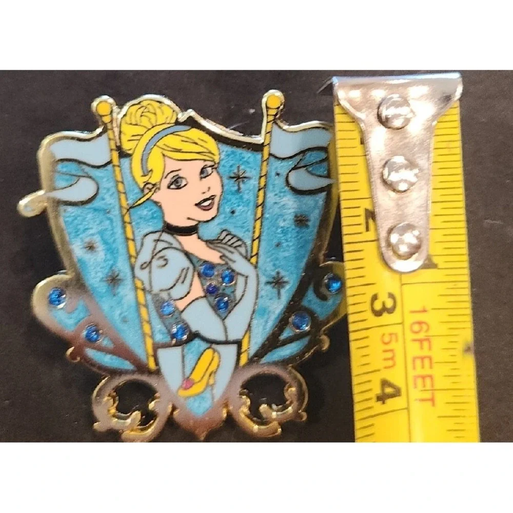 Disney Pin Cinderella Princess Jeweled Crest Shield AP‎ Artist Proof 00000